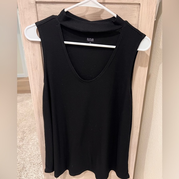 a.n.a mock high neck cutout Sleeveless Top - Picture 1 of 2
